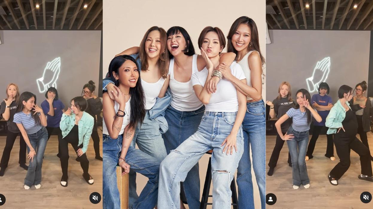 王君馨挻巨肚舞姿曼妙 與衛蘭 鍾舒漫姊妹 開頻道談戀愛經