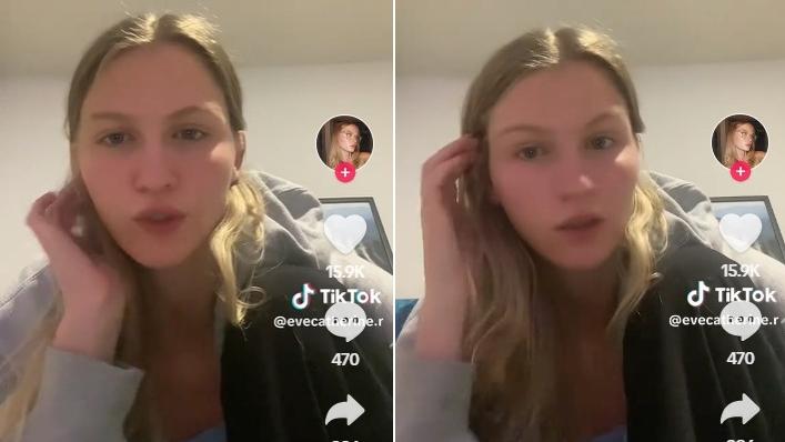 凱瑟琳在TikTok分享她嘗試食肉減肥導致健康出問題的經歷。(互聯網)