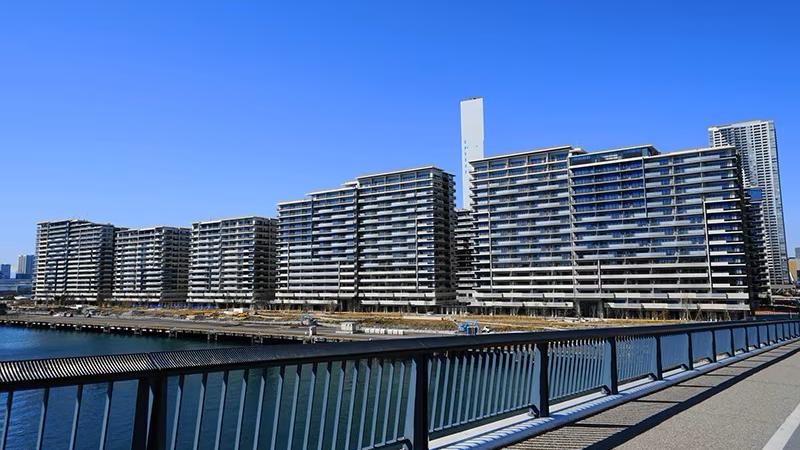 前身為東京奧運選手村的晴海Flag。(網上圖片)