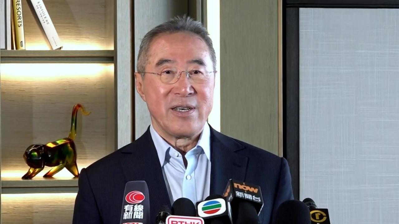 唐英年相信，中央是看到本港的優勢，鼓勵特區進一步國際化。（香港電台）