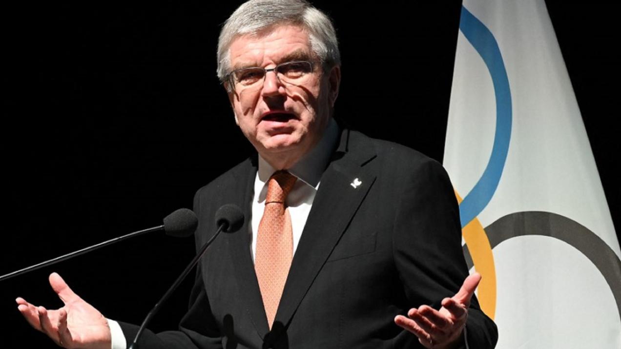 巴赫表示正考慮放寬有關商業展示限制，調整為更靈活的「清潔賽場政策」。（法新社資料圖片）