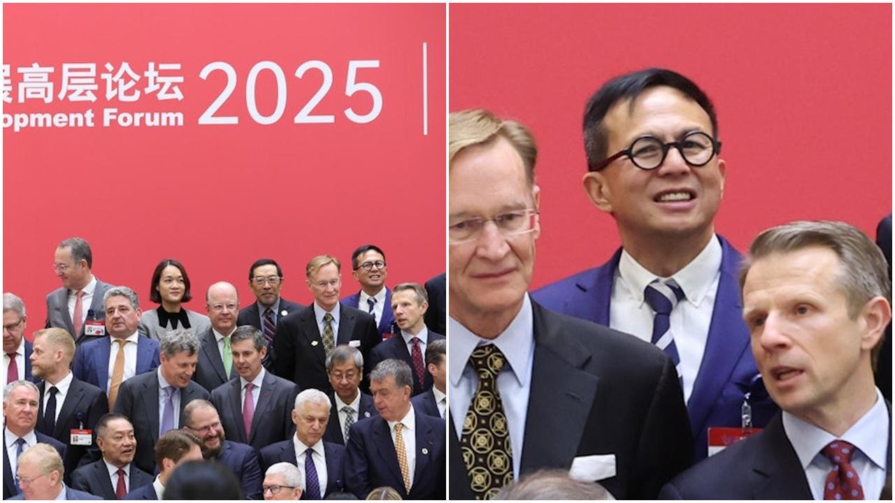 長和賣港口風波　李澤楷赴京論壇與李強合照