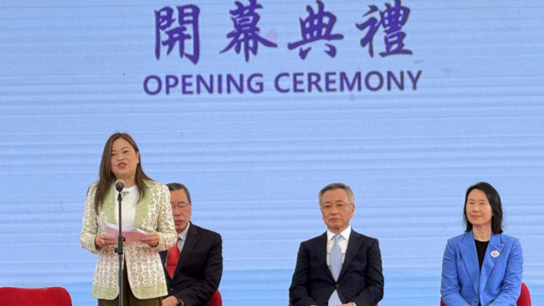 花卉展維園開幕　羅淑佩：主題花秋英與拚搏運動員有共同特點