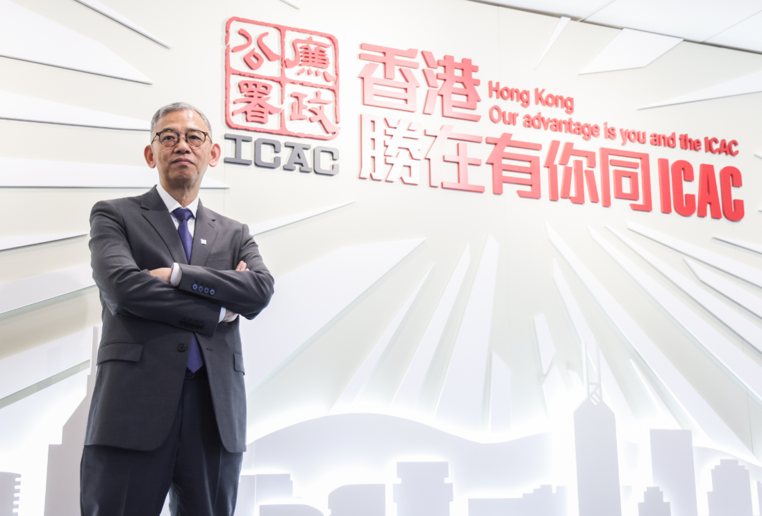 廉政專員胡英明 (中通社)