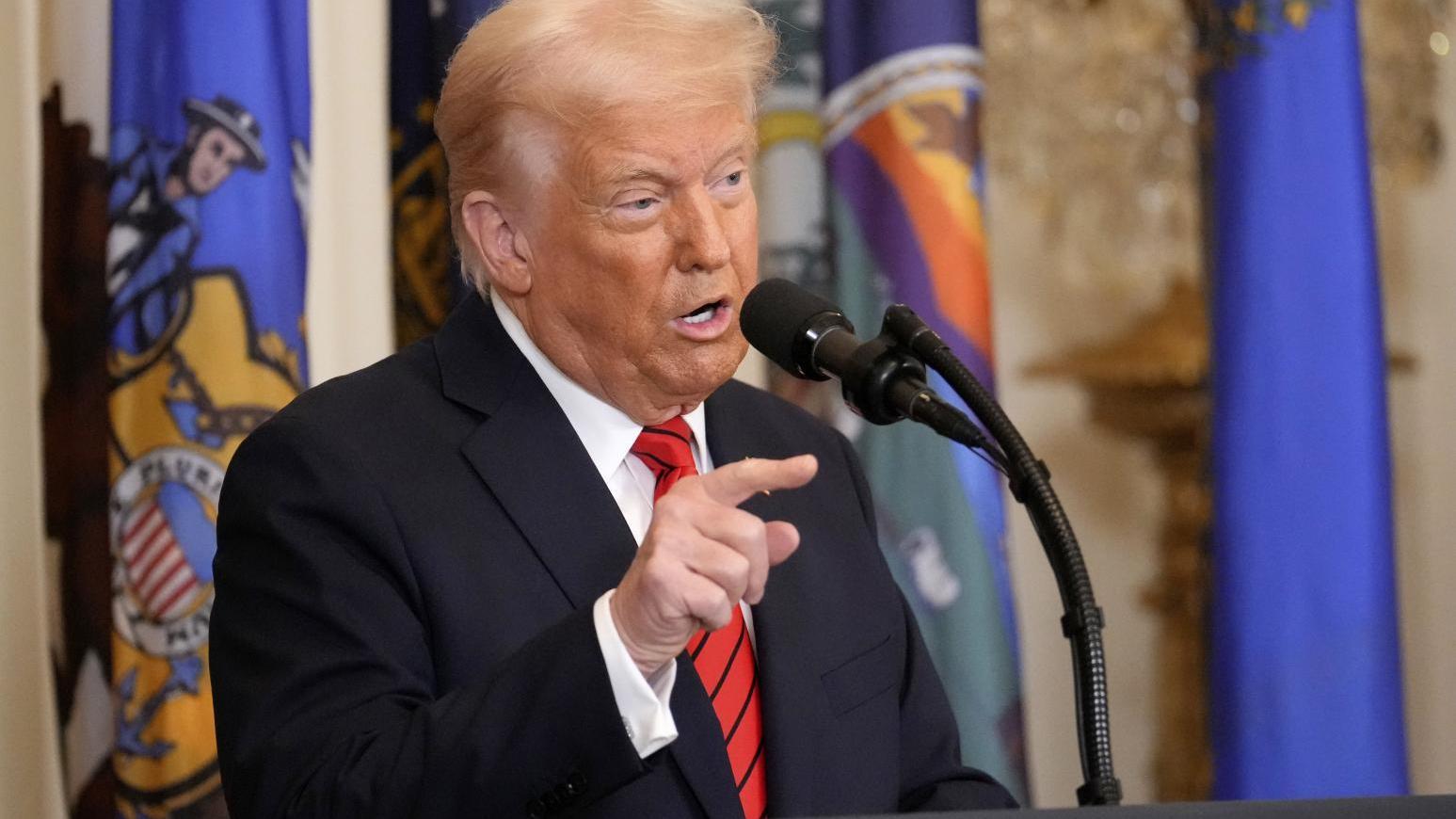 美國總統特朗普。（資料照／美聯社）