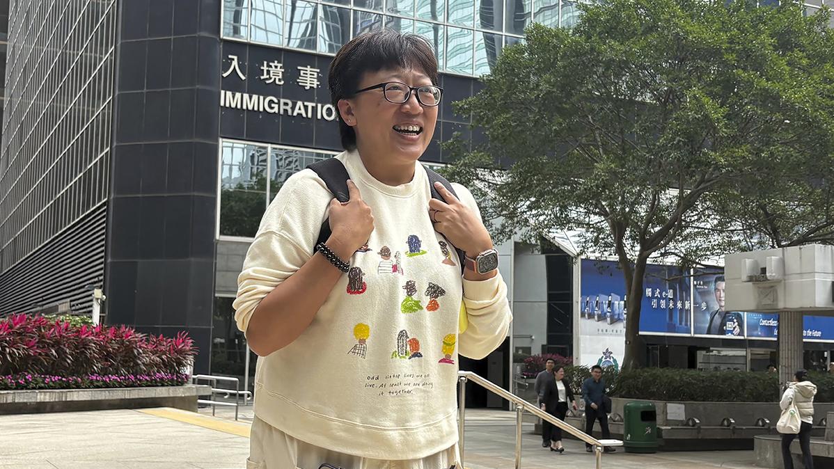 8.31灣仔暴動案重審，陳虹秀被判暴動罪成。(美聯社)