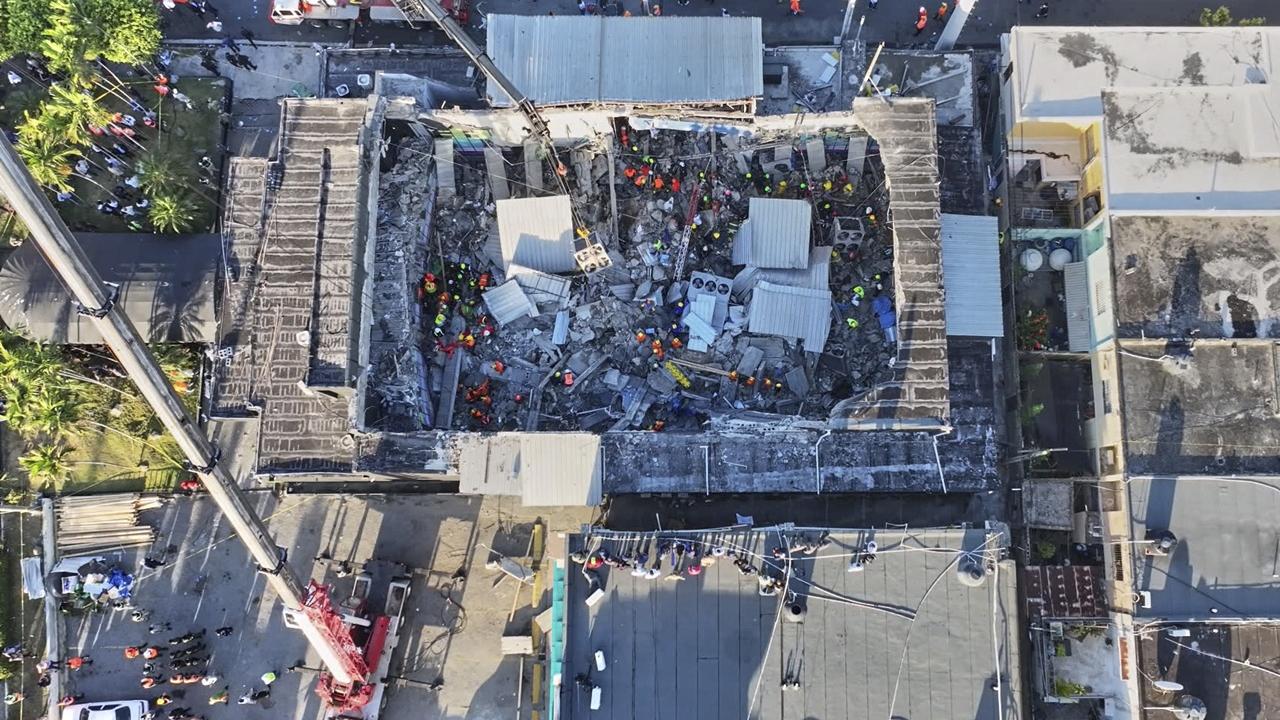 多明尼加夜總會塌屋頂最少66死，逾百人傷仍有人被困。(AP)