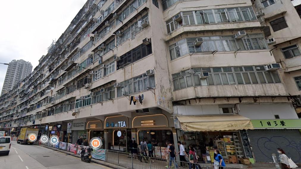 新蒲崗景福街昌泰大廈。（Google地圖截圖）