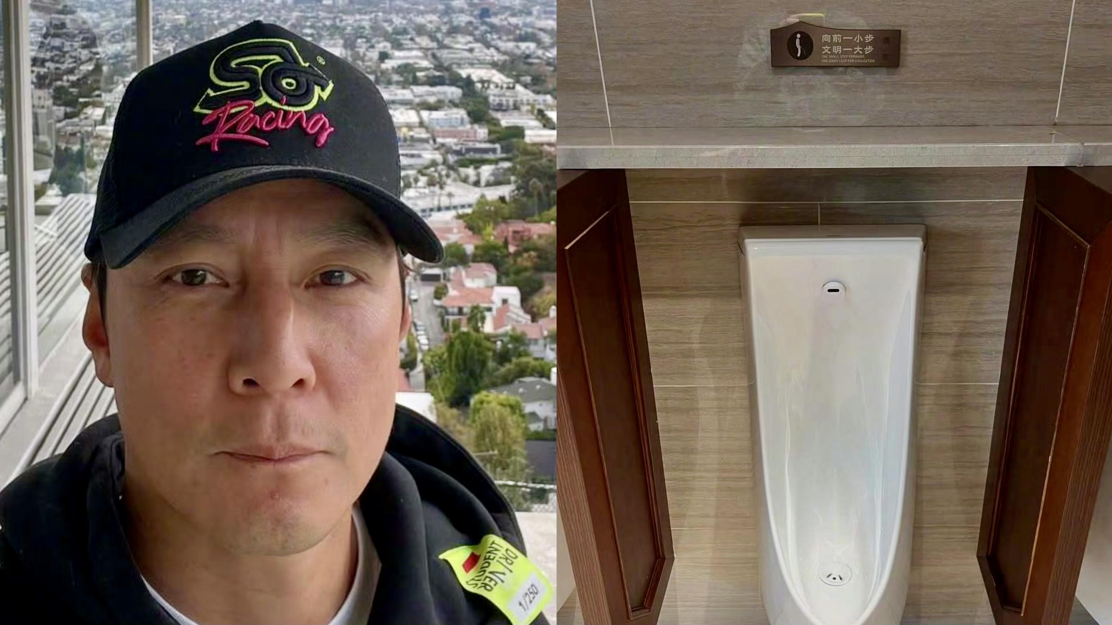 吳彥祖嘲美國關稅政策「很愚蠢」 大膽貼公廁尿兜標語揶揄