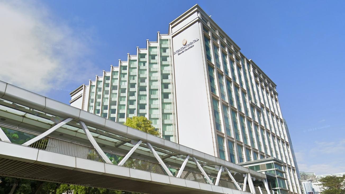 尖沙咀海景嘉福洲際酒店。（Google地圖截圖）