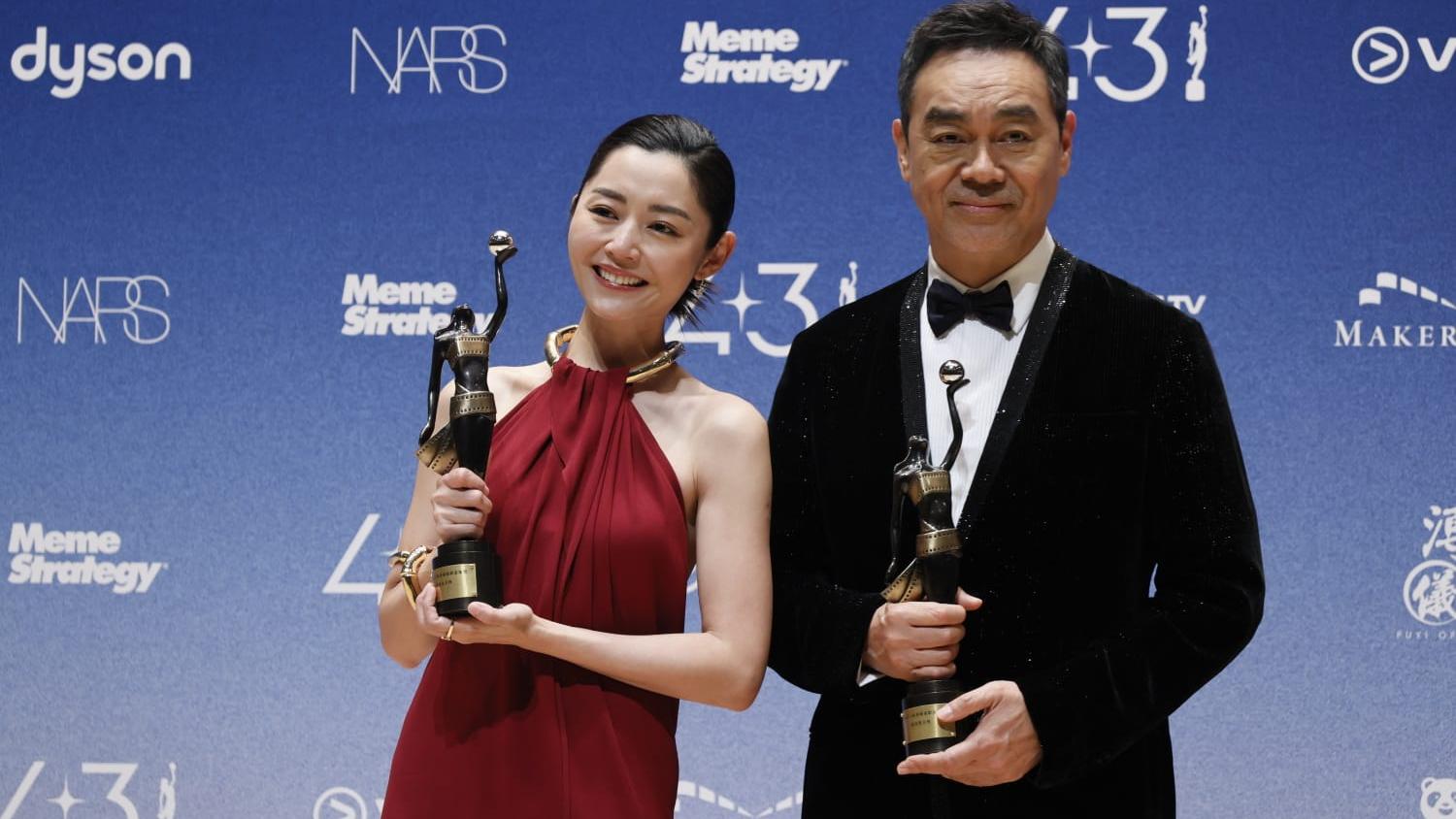 劉青雲戥衛詩雅拎影后好開心︰佢真係捱咗好耐