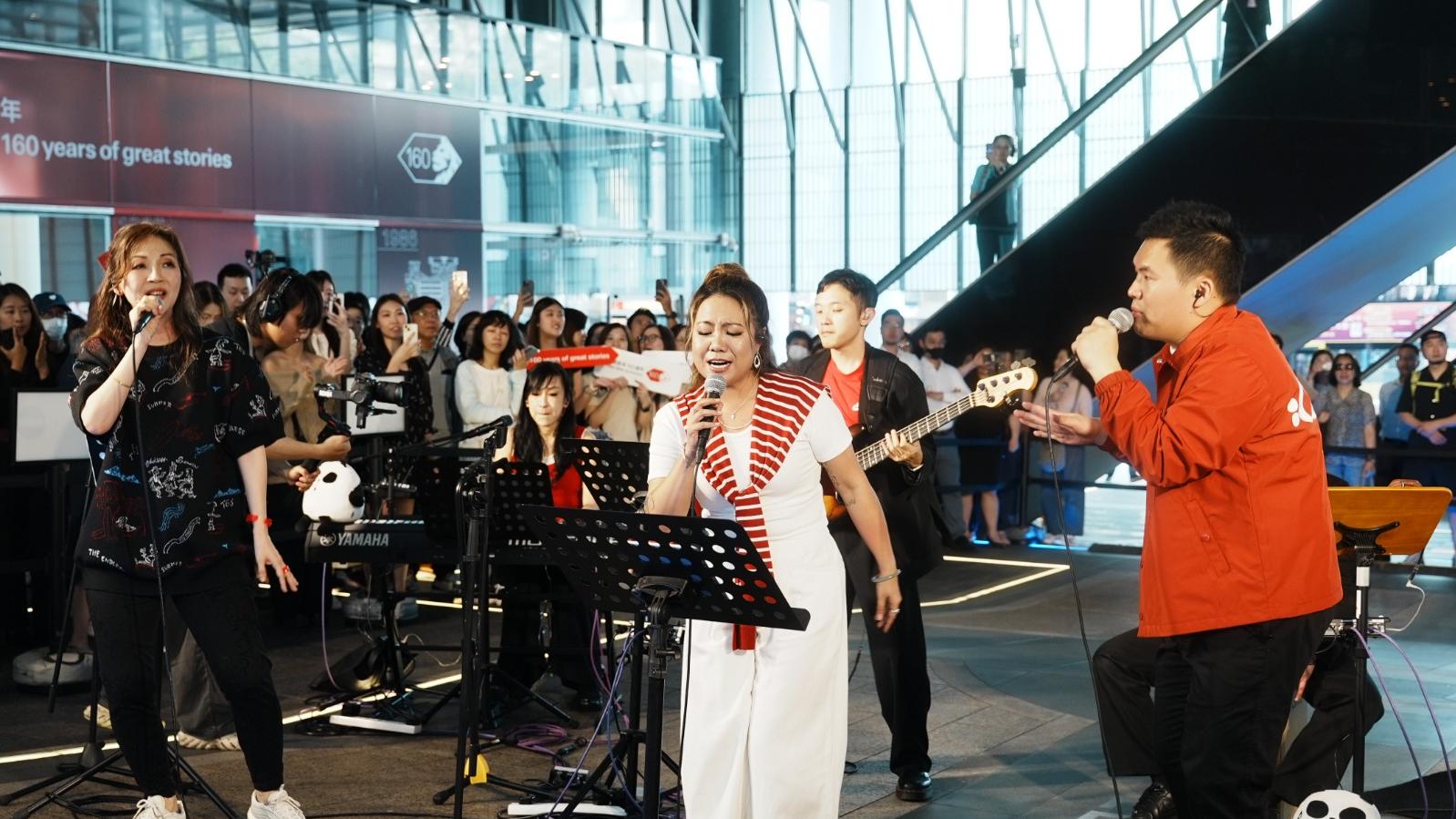 The Flame中環快閃演出 新歌《美》MV YouTube已經上架