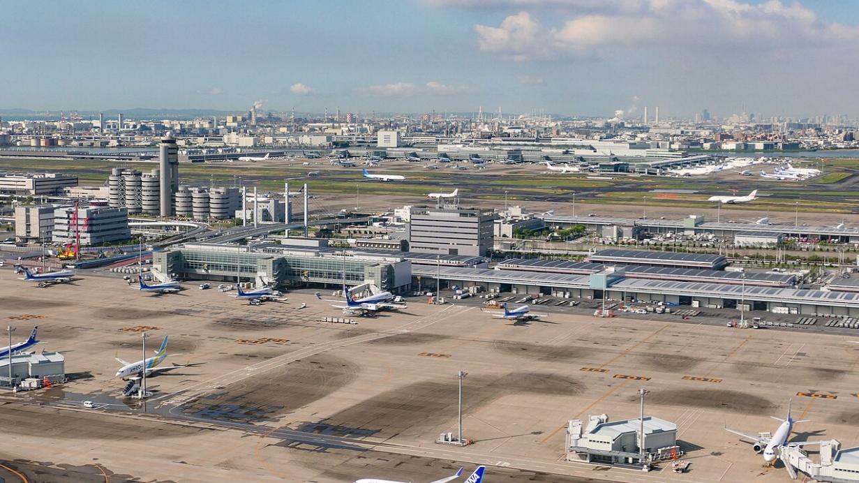 圖為東京羽田機場。(互聯網)