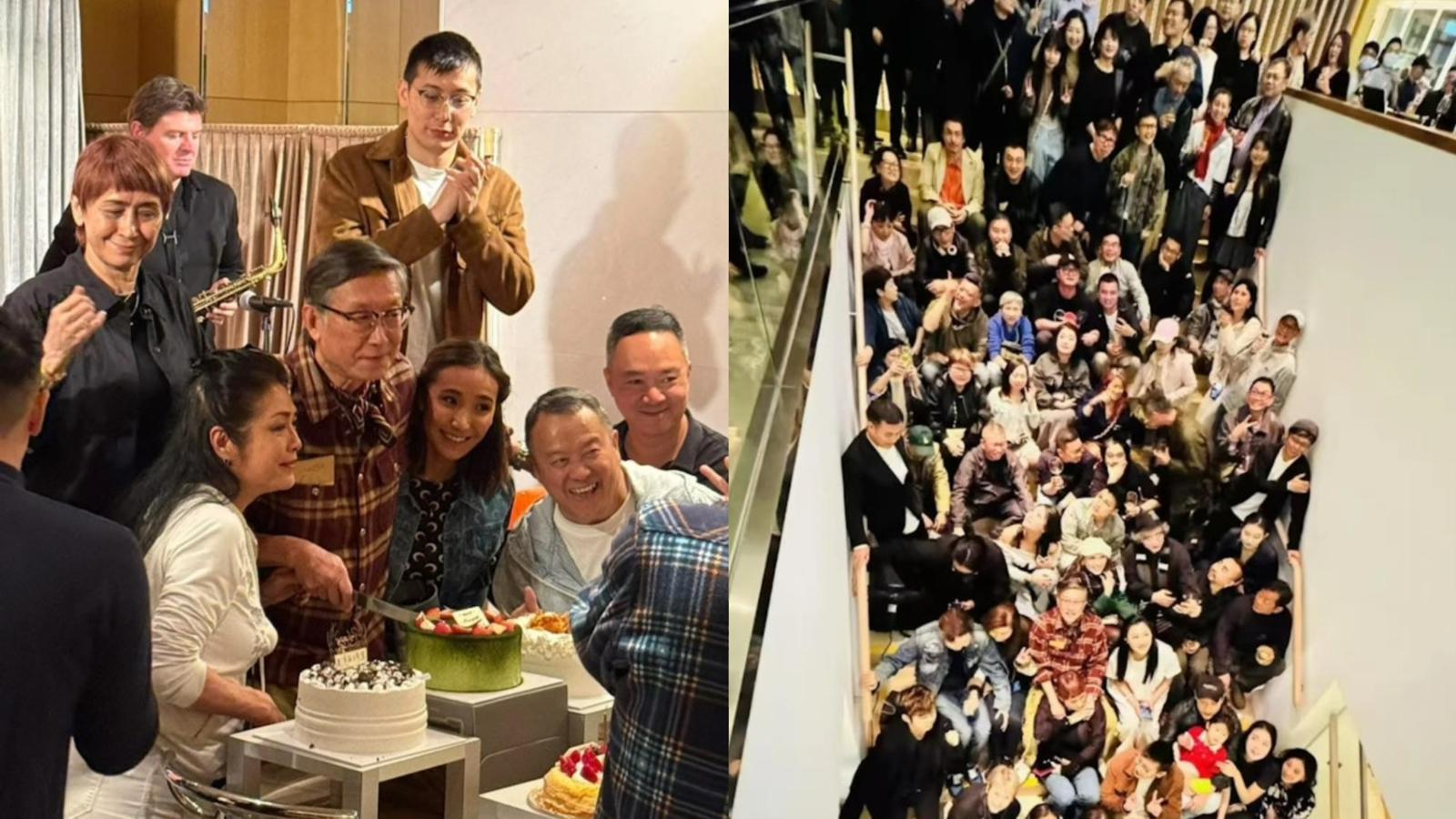 劉偉強賀65歲牛一大搞派對猶如置身金像獎 稀客男神低調現身