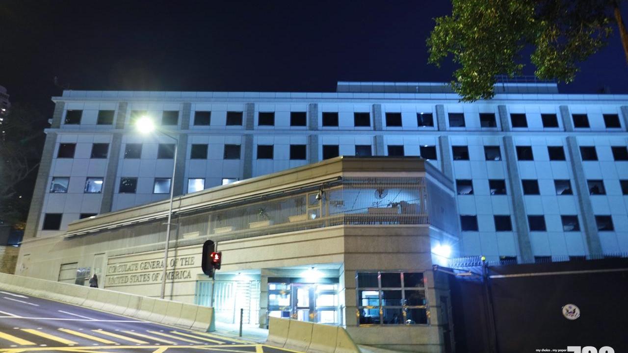 美國駐北京大使館。（圖／美聯社）