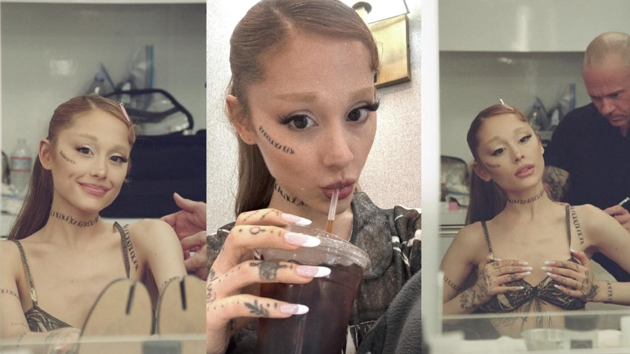Ariana Grande晒新紋身造型 鼓勵fans反思美麗 接納自我