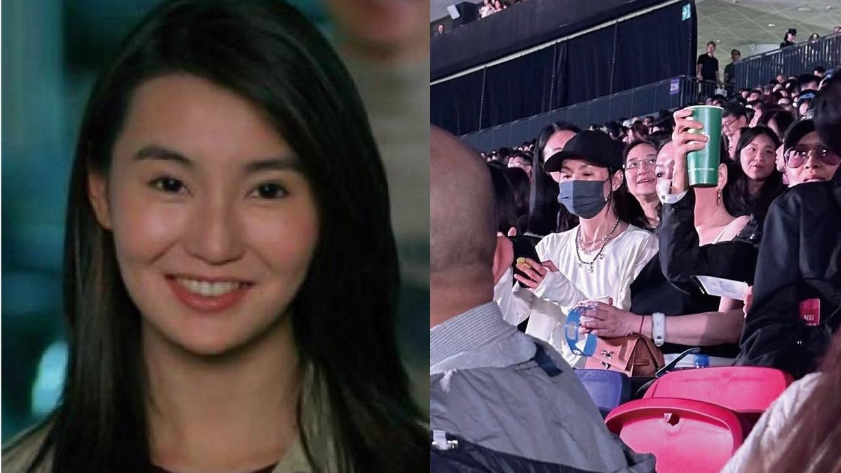 張曼玉低調入場睇Coldplay 豔光媲美台上搖滾風采