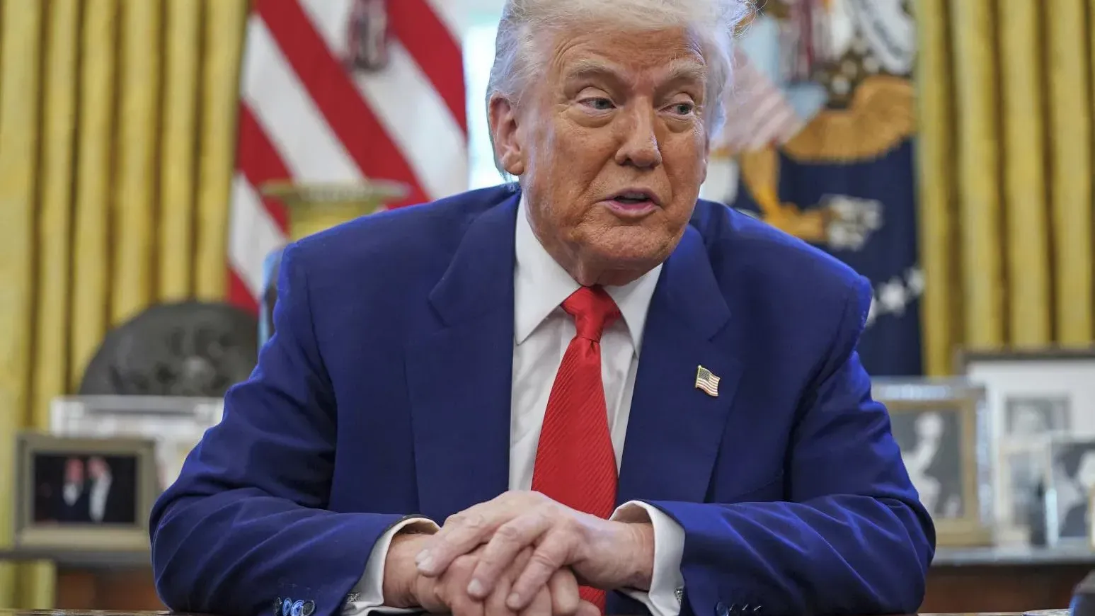 美國總統特朗普。（圖／美聯社）