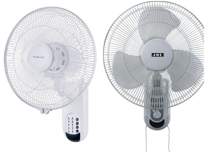 機電署籲停用「Proluxury」和「JHE」掛牆扇。(政府新聞處)