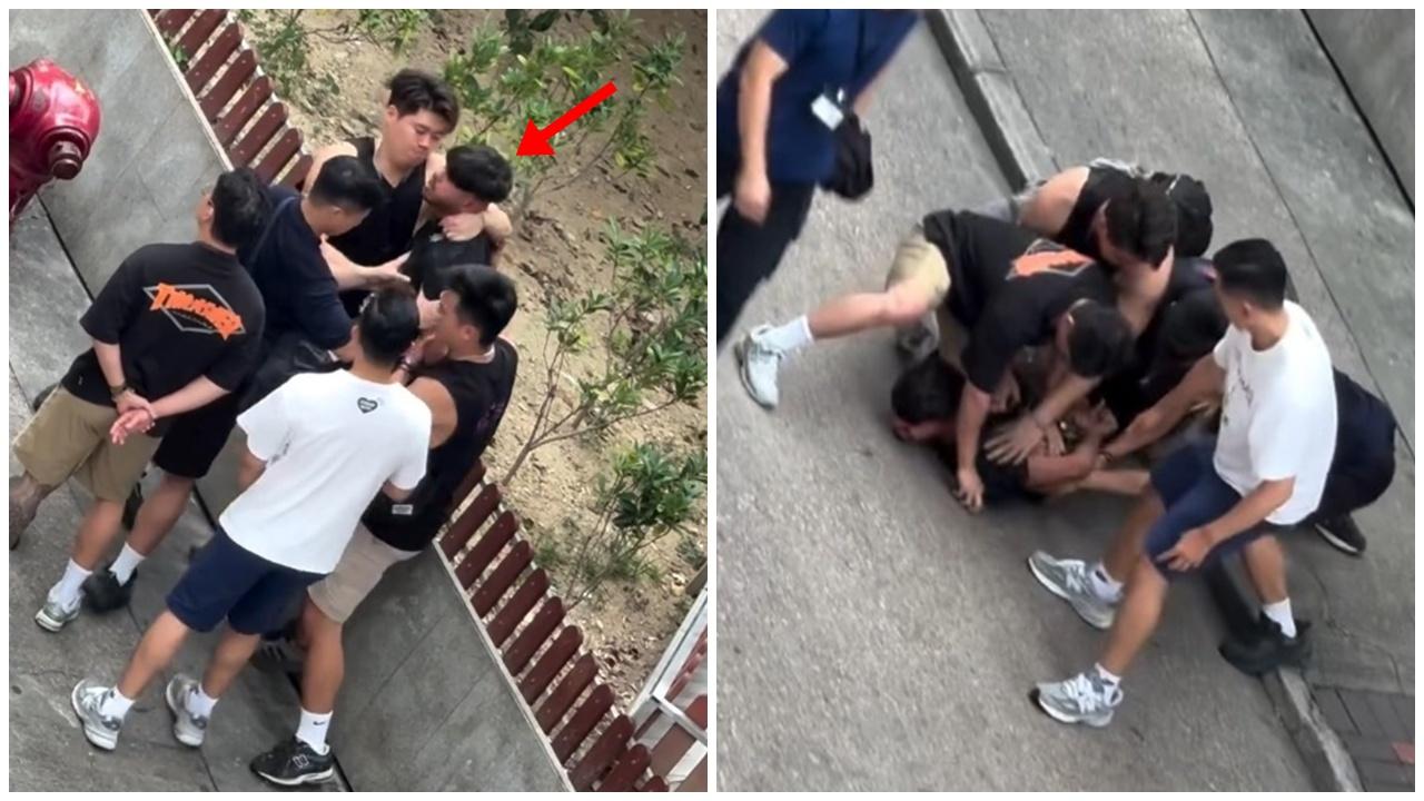 油麻地巴裔男無帶身份證，遇查失控被按地制服。(IG)