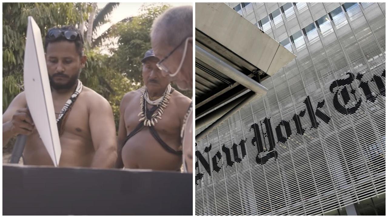 亞馬遜部落不滿被指沉迷A片，告紐時等索償1.8億美元。(X)