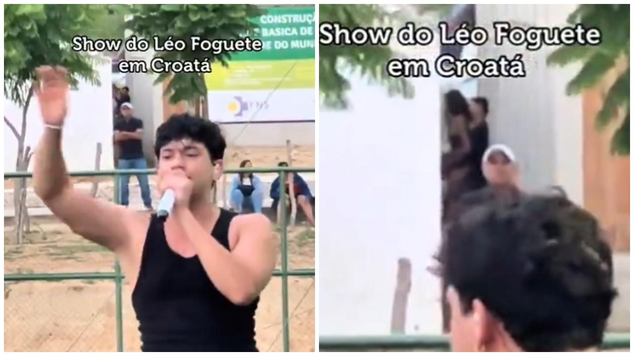 歌手台上高唱《感謝上帝》，意外捕獲情侶暗巷邊睇騷邊激戰。(X)