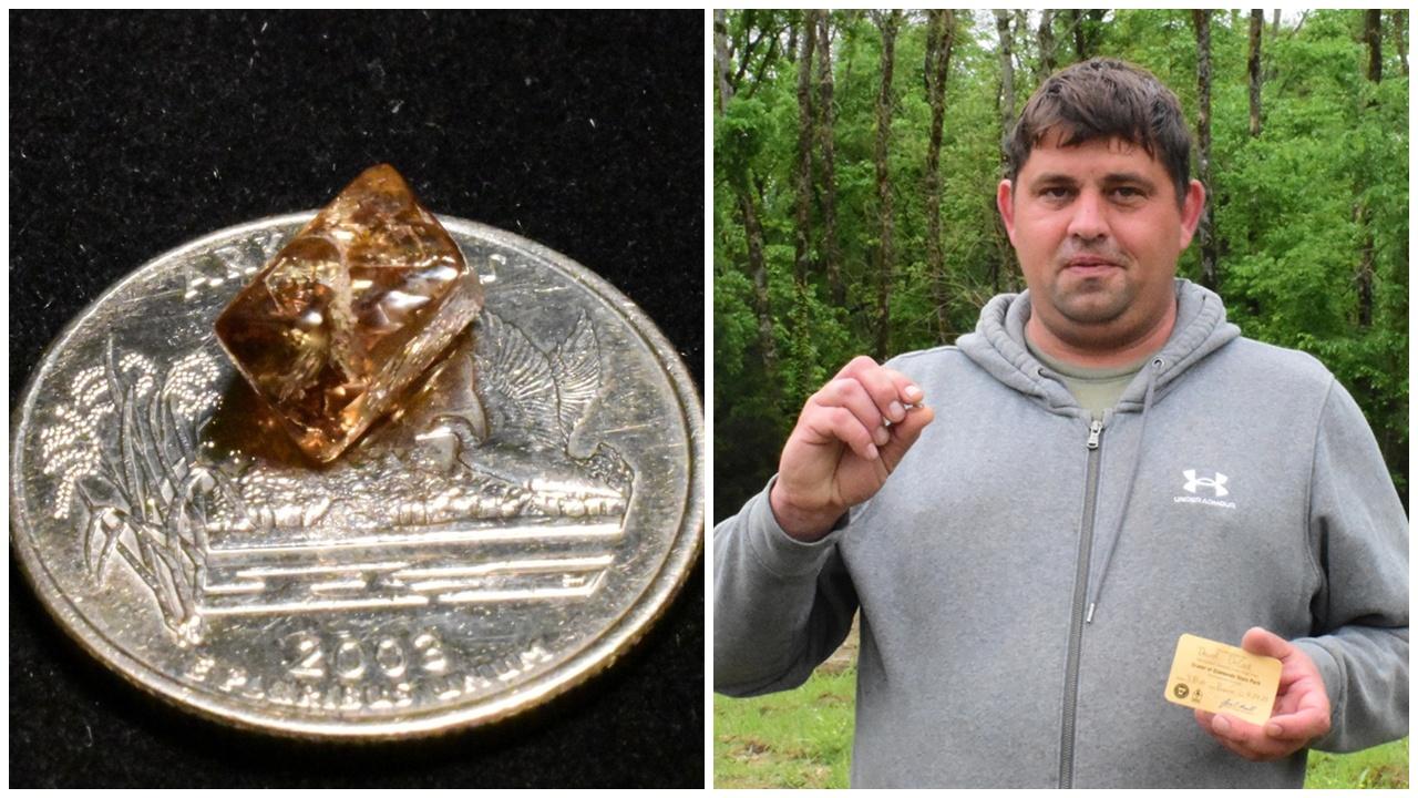 男子撿3.81卡鑽石以愛犬命名，國家公園：今年最重。(X)