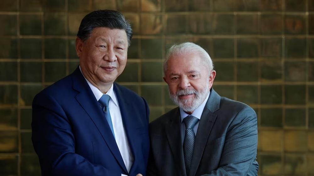 巴西總統盧拉今日起訪華5天。(2024年11月，習近平與盧拉會晤。Reuters)