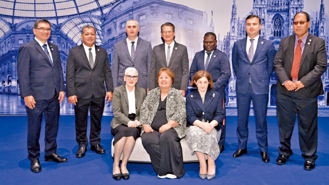 米蘭出席亞開行年會 陳茂波︰商應對當前經濟風險與不確定性