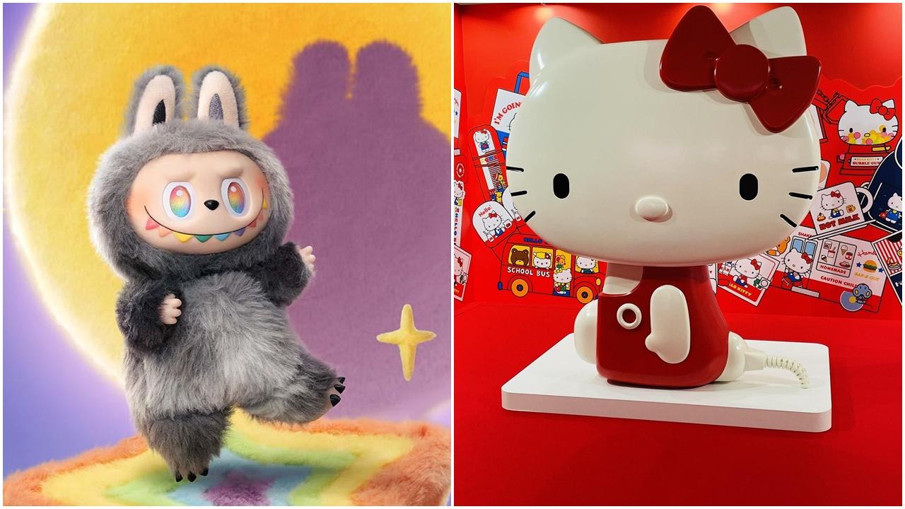 泡泡瑪特Labubu與Hello Kitty