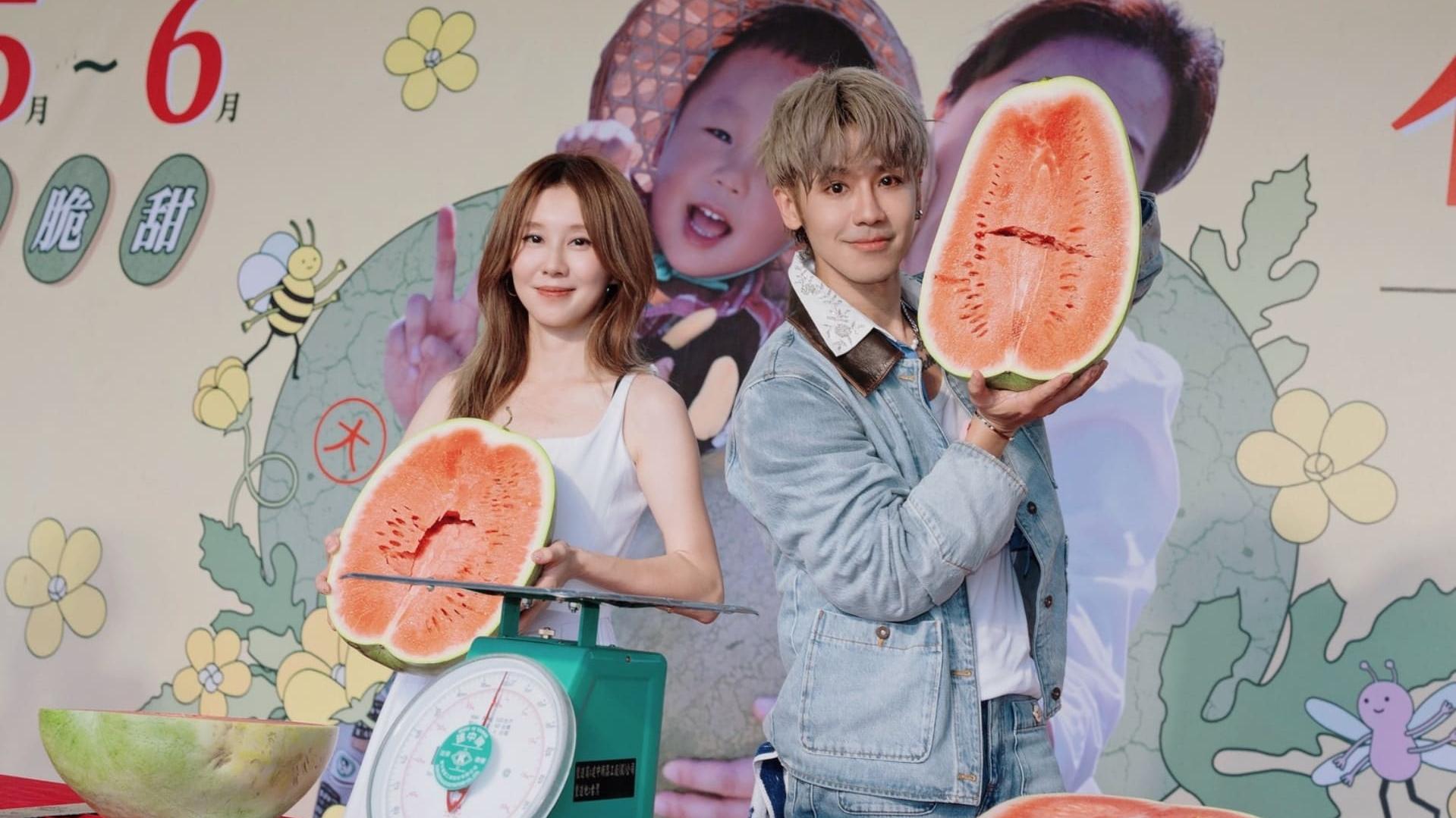 鼓鼓孖白安擔任首屆花蓮西瓜大使 化身今夏最甜代言人
