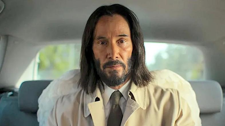 奇洛李維斯拍搞笑片 扮笨拙天使拯救打工仔(有片)