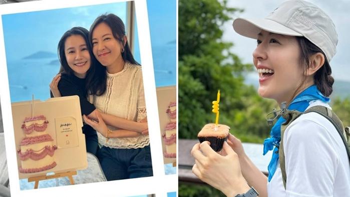 唐詩詠生日遊大佛慶祝 黃翠如產後首現身賀老友