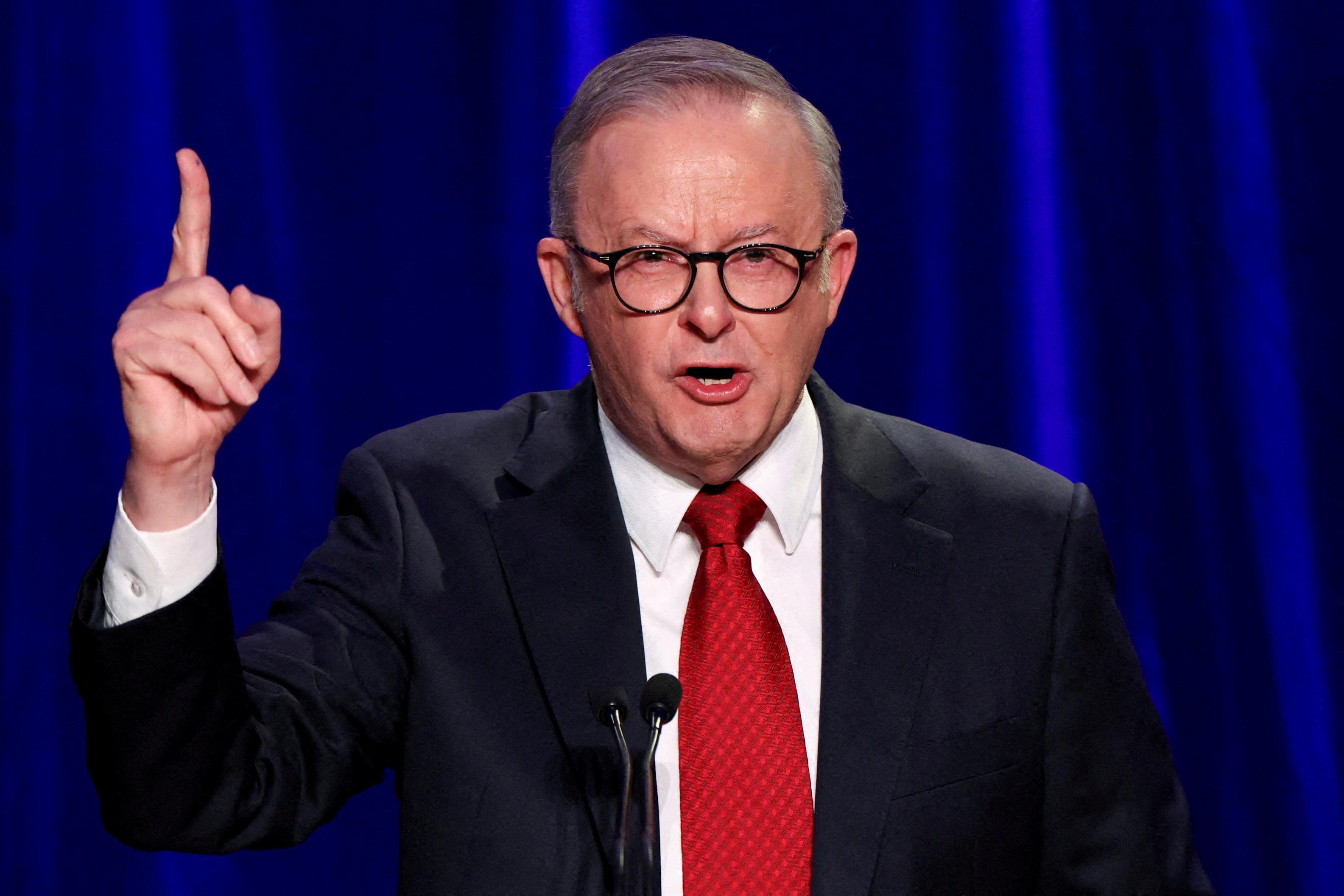 澳洲總理阿爾巴內塞領導工黨贏得大選(路透社)