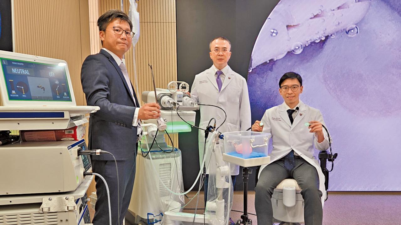 中大研發機械人系統 簡化膀胱癌切除手術