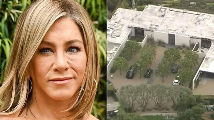 珍妮花安麗絲頓遭狂徒駕車撞寓所大門