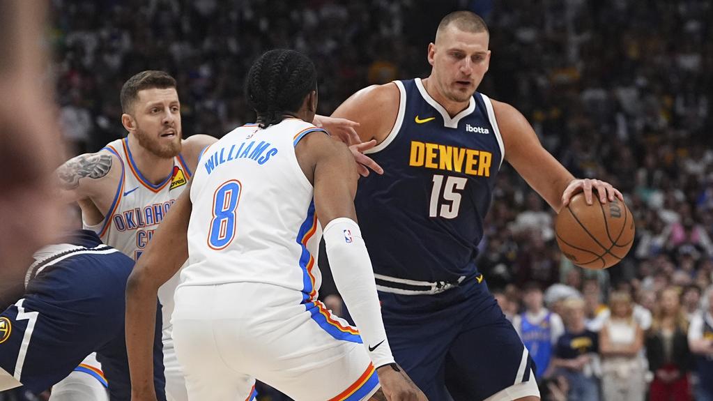 NBA季後賽｜雷霆場數扳平金塊2︰2　首節平單節得分最低紀錄（有片）