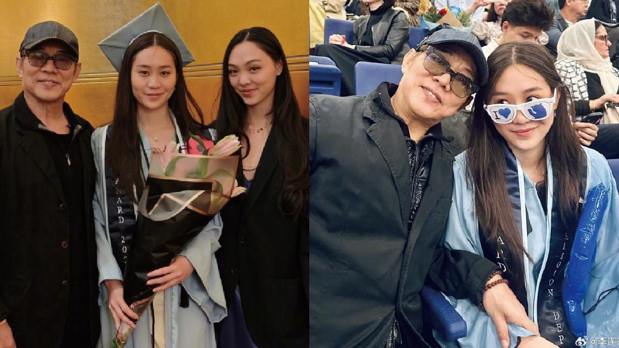 李連杰復出拍武俠片  女兒大學畢業心情愉快