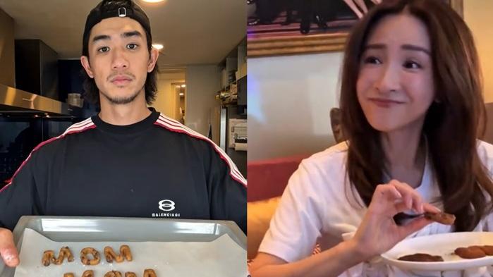 凍齡吳婉芳孖囝囝過母親節 網民：以為係情侶