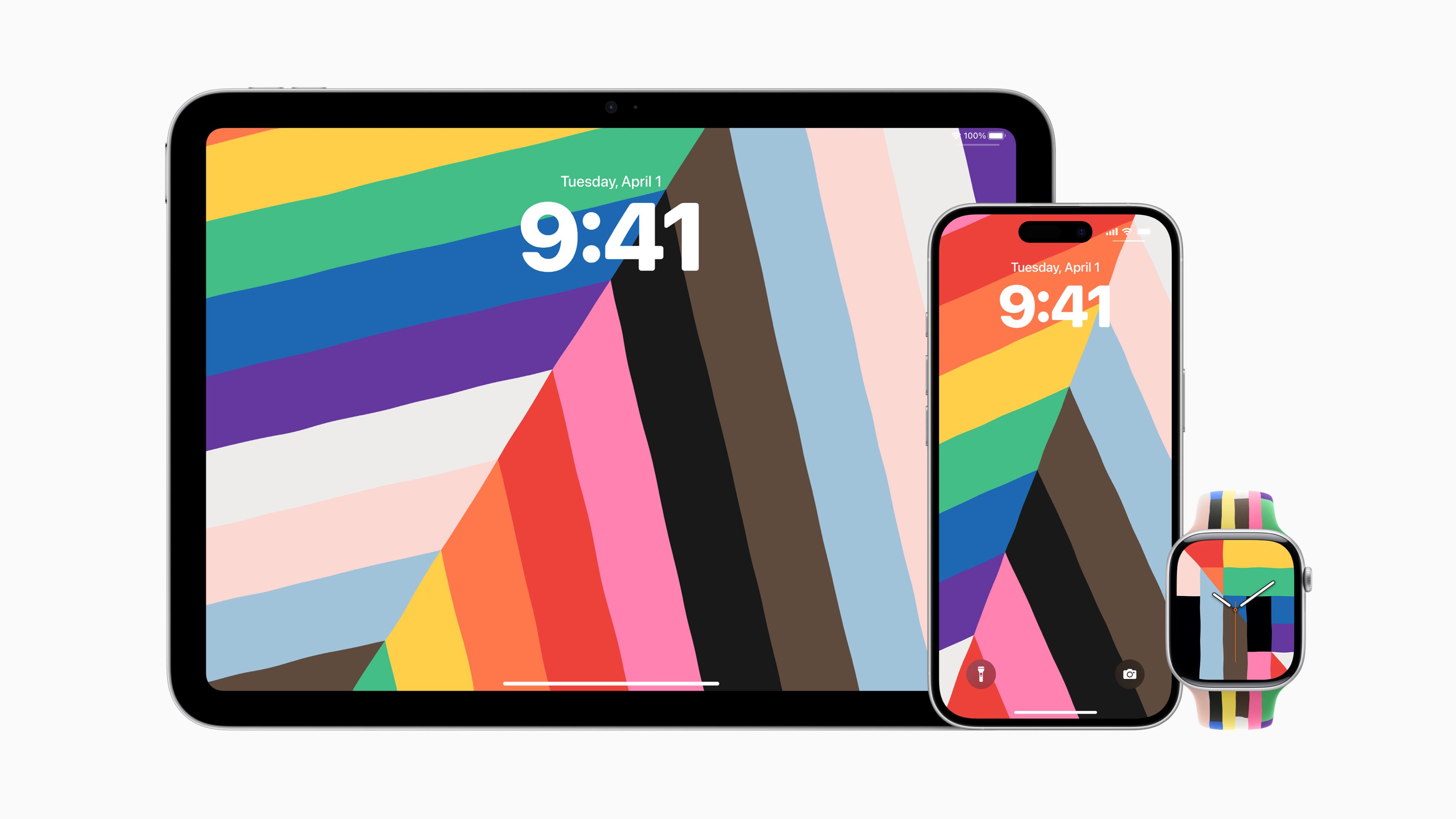 Apple Watch新款彩虹錶帶錶面　Pride Collection系列向LGBTQ+致敬