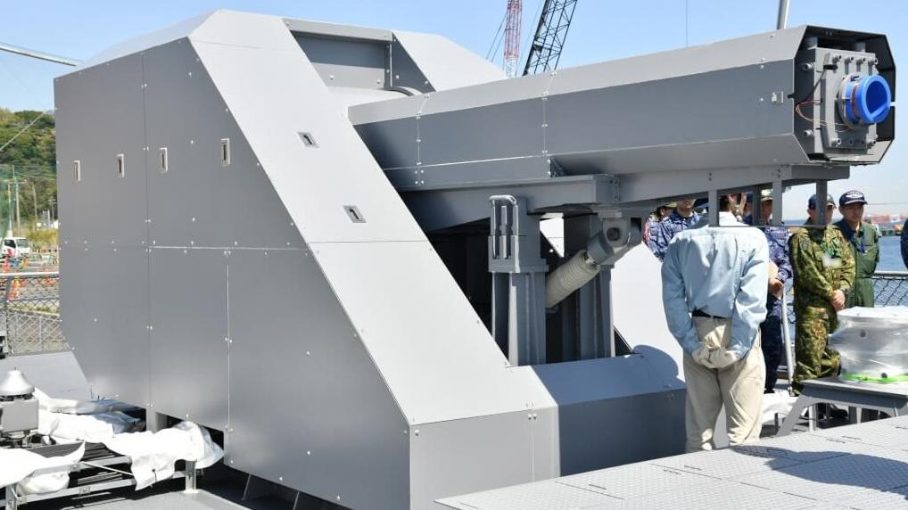 日本新型武器「電磁砲」將進行海上發射試驗。(互聯網)