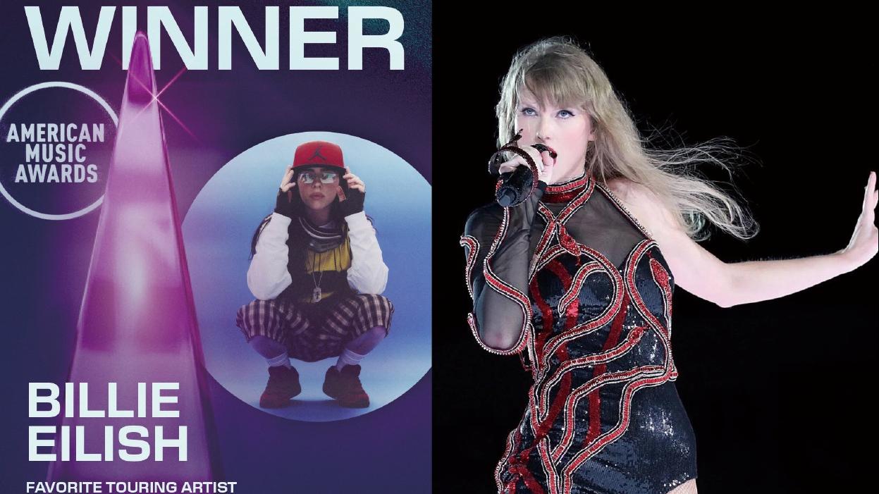 Taylor Swift缺席AMA抱蛋  Billie Eilish橫掃4獎成大贏家