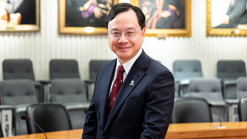 中大校長盧煜明今就職，指將建立中大第一所研究生書院(中大圖片)