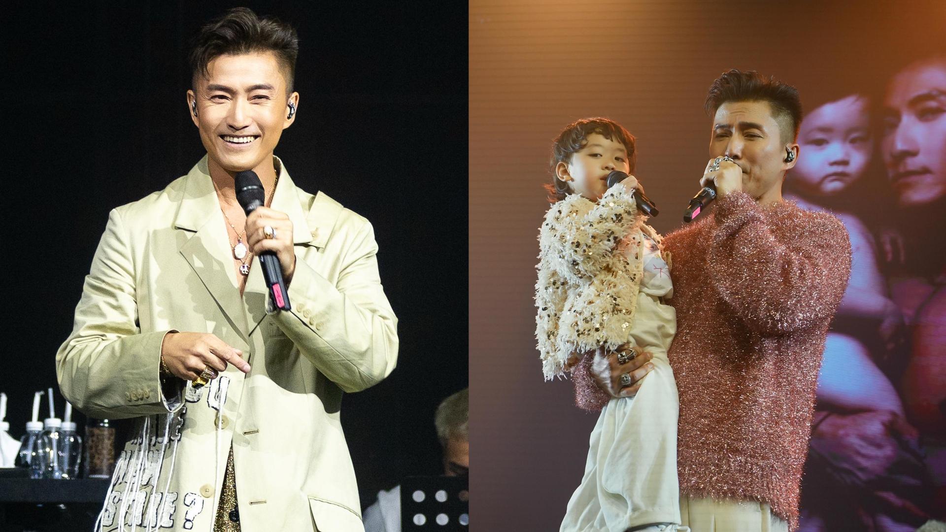 陳山聰攜5歲愛子Jaco合唱 囝囝零怯場