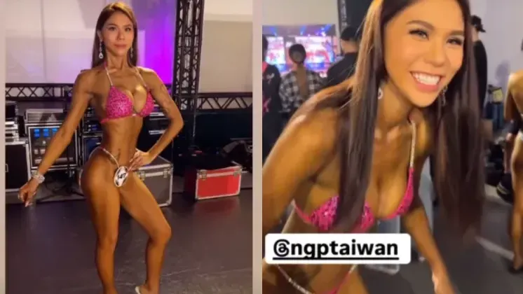 台灣網紅蕾菈健美比賽奪佳績　IG大曬比堅尼辣照