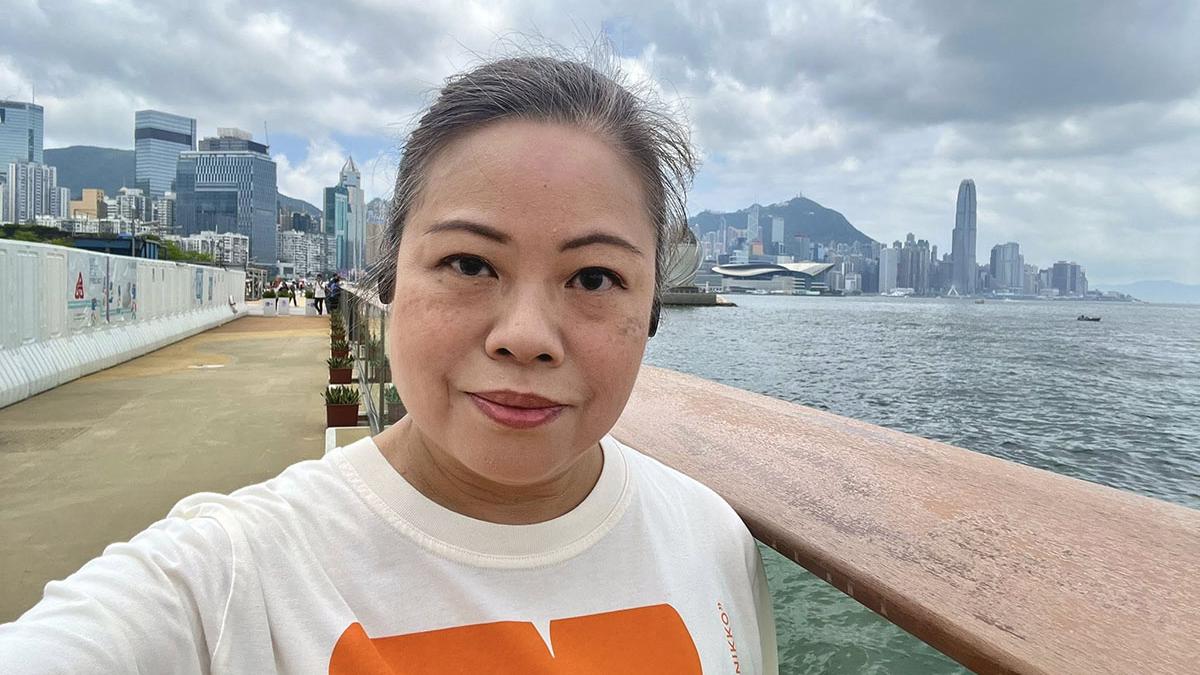 羅淑佩趁佛誕日頭得閒，從灣仔沿海行咗去北角。(羅淑佩FB)