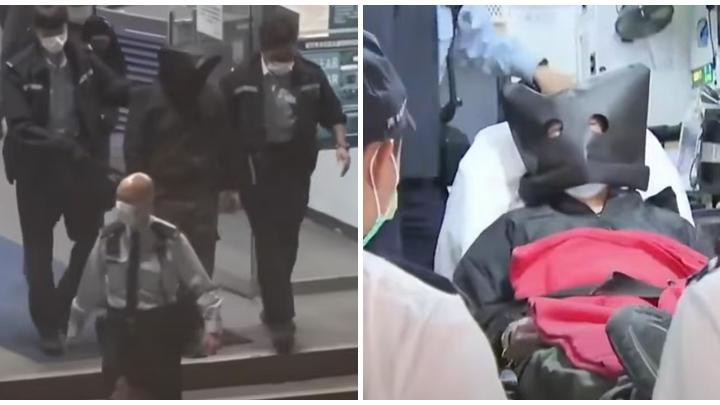 一名休班男警日前涉嫌在尖沙咀港鐵站內偷拍被捕，在尖沙咀警署調查期間，懷疑企圖搶奪同袍的槍械。(有線新聞畫面)