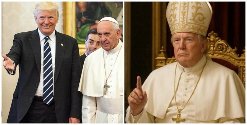 美國總統特朗普上周五（2日）在旗下社交平台Truth Social上載「特朗普版教宗」個人AI改圖，白宮在社交平台X的官方帳號跟着轉載，惹來不少人批評他不尊重天主教。