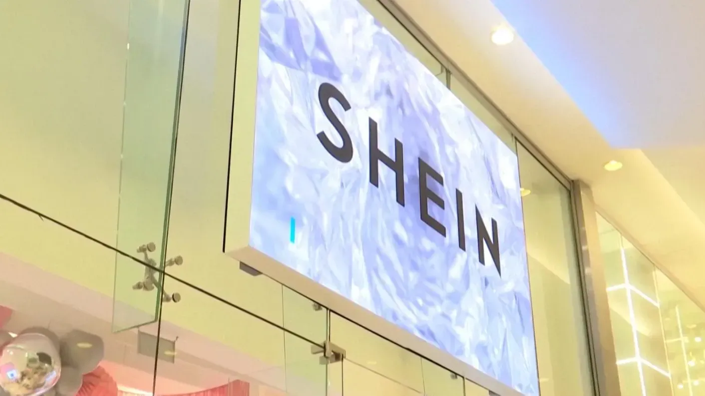知名電商Shein。（圖/翻攝《央視》）