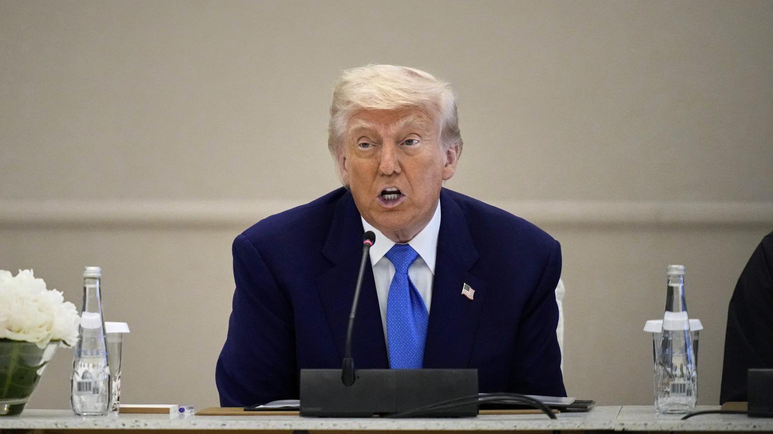 特朗普決定大規模裁撤美國國安會人員。（圖／美聯社）